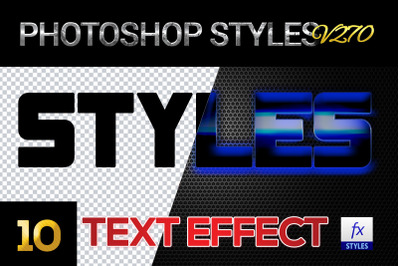 10 creative Photoshop Styles V270