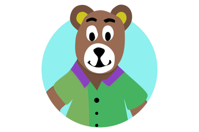 Bear animal icon app