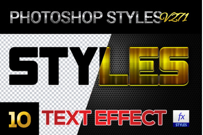 10 creative Photoshop Styles V271