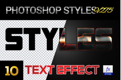 10 creative Photoshop Styles V275