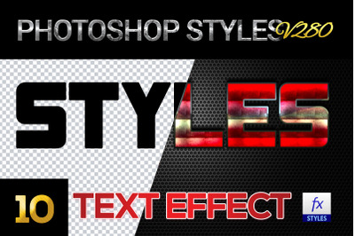 10 creative Photoshop Styles V280