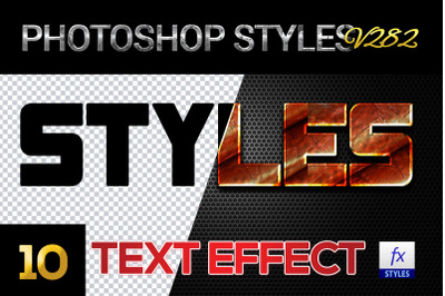 10 creative Photoshop Styles V282