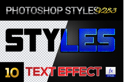 10 creative Photoshop Styles V283