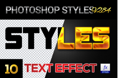 10 creative Photoshop Styles V284