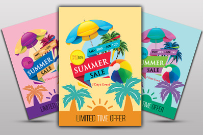 Summer Sale Poster Template