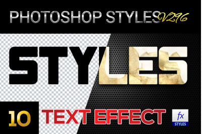 10 creative Photoshop Styles V296