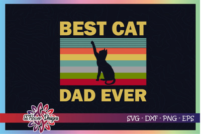 Best cat dad ever svg&2C; cat dad svg&2C; vintage cat dad svg&2C; catperson svg