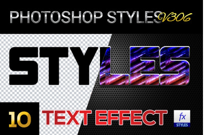 10 creative Photoshop Styles V306