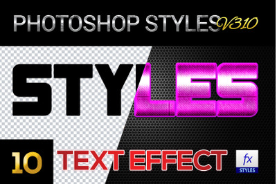 10 creative Photoshop Styles V310