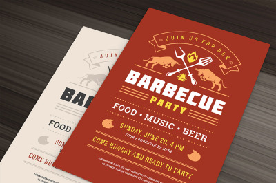 Barbecue Party Flyer Template