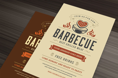 Barbecue Party Flyer Template