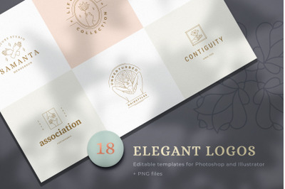 Elegant Line Logos Bundle