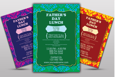 Fathers Day Flyer