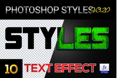 10 creative Photoshop Styles V320