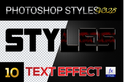 10 creative Photoshop Styles V328