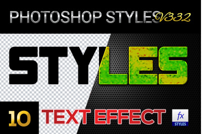 10 creative Photoshop Styles V332