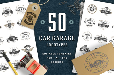 Car Garage Badges &amp; Logos