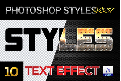 10 creative Photoshop Styles V337