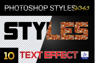 10 creative Photoshop Styles V343