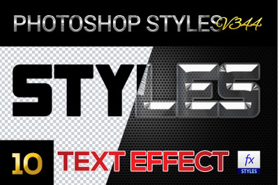 10 creative Photoshop Styles V344