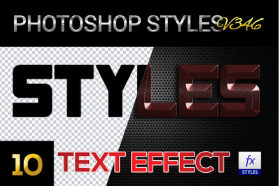 10 creative Photoshop Styles V346