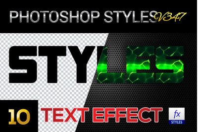 10 creative Photoshop Styles V347