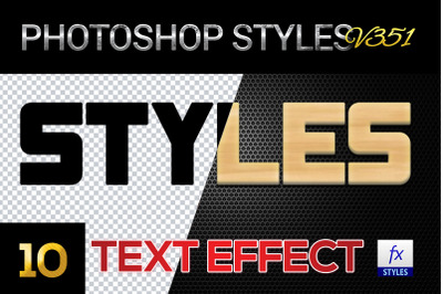 10 creative Photoshop Styles V51