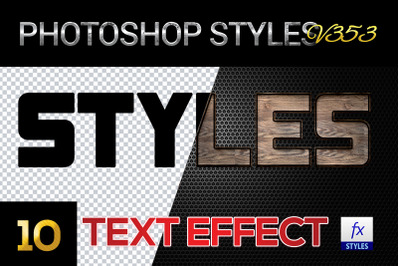 10 creative Photoshop Styles V253