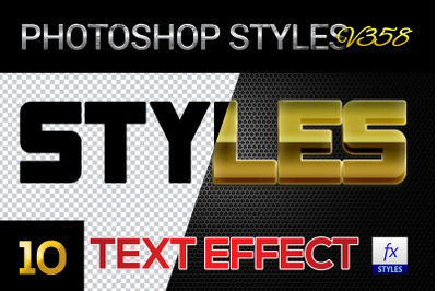 10 creative Photoshop Styles V358