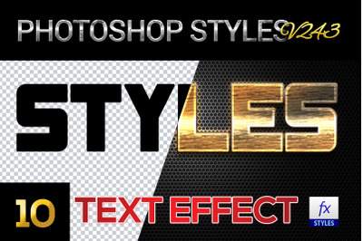 10 creative Photoshop Styles V374