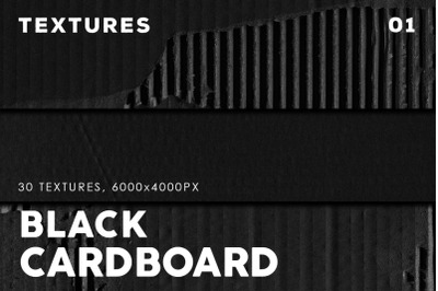 Black Cardboard Textures 1