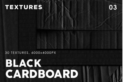 Black Cardboard Textures 3