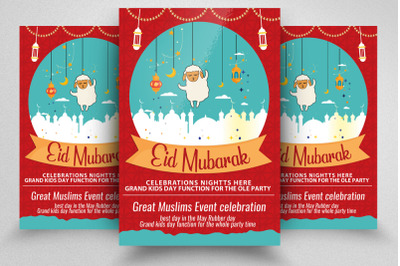 Eid-ul-Azha Islamic Festival Flyer