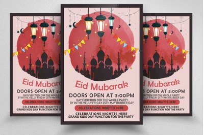 Eid Mubarak Celebration Flyer/Poster