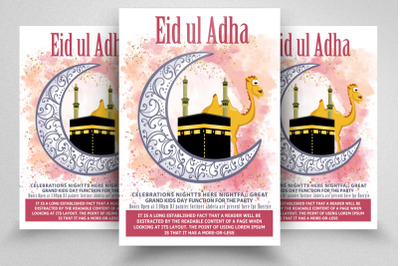 Eid Al Adha Festival of Sacrifice Flyer Template