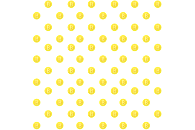 Bitcoin seamless pattern