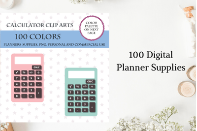 Calculator clipart&2C; School clip art&2C; Cute calculators