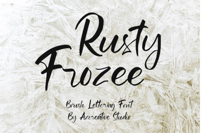 Rusty Frozzy - Rustic Brush Script