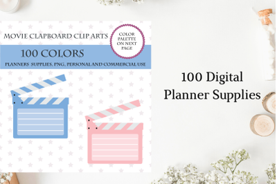 Movie Clapboard clipart&2C; Movie theater clipart&2C; Movie stickers