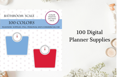 100 Weight Scale Clipart&2C; Bathroom Scales