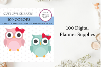 100 Cute Owl Clipart&2C; Baby shower owls