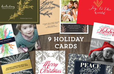 9 Holiday Cards Templates