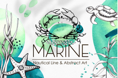 Marine Line and Abstract Art