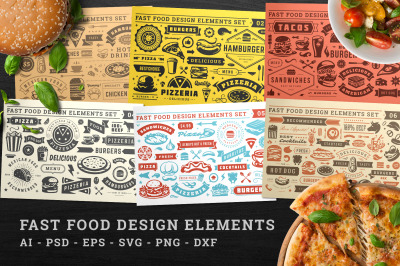 Fast Food Design Elements