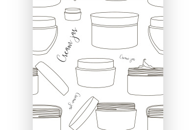 Cream jar pattern