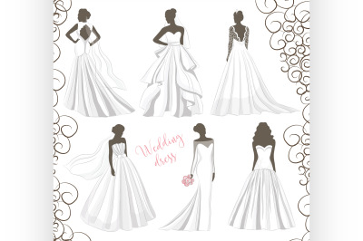 Wedding dress set