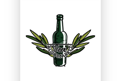 Color vintage alcomarket emblem