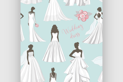 Wedding dress set pattern