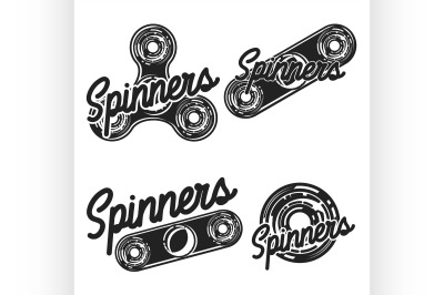 Vintage spinners emblems