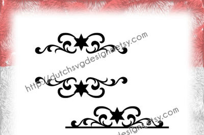 400 37931 086af184f2046e994be3b6670daac2e818607d8f 2 swirly split border cutting files with stars for monogram and text in jpg png studio3 svg eps dxf for cricut and silhouette decorative christmas border